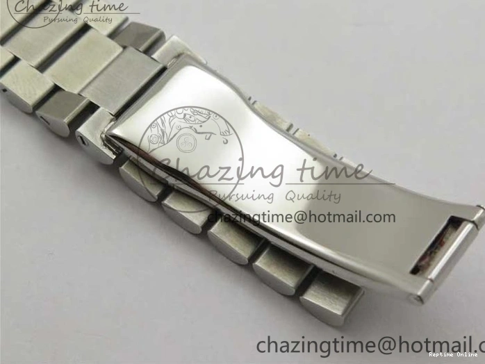 0417 SoftTouch Day-Date 40mm 228239 BP New Dial Version 904 SS Ice Blue T Crystal Markers Dial on SS President Bracelet A 2822